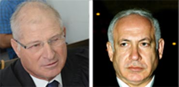בנימין נתניהו ודוד שמרון / צילומים: איל יצהר
