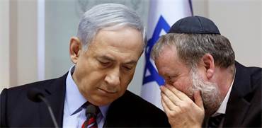 רה"מ נתניהו והיועמ"ש מנדלבליט / צילום: רויטרס