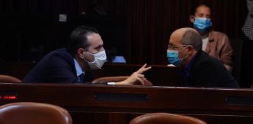 משה (בוגי) יעלון ומיקי זהר / צילום: עדינה ולמן, דוברות הכנסת